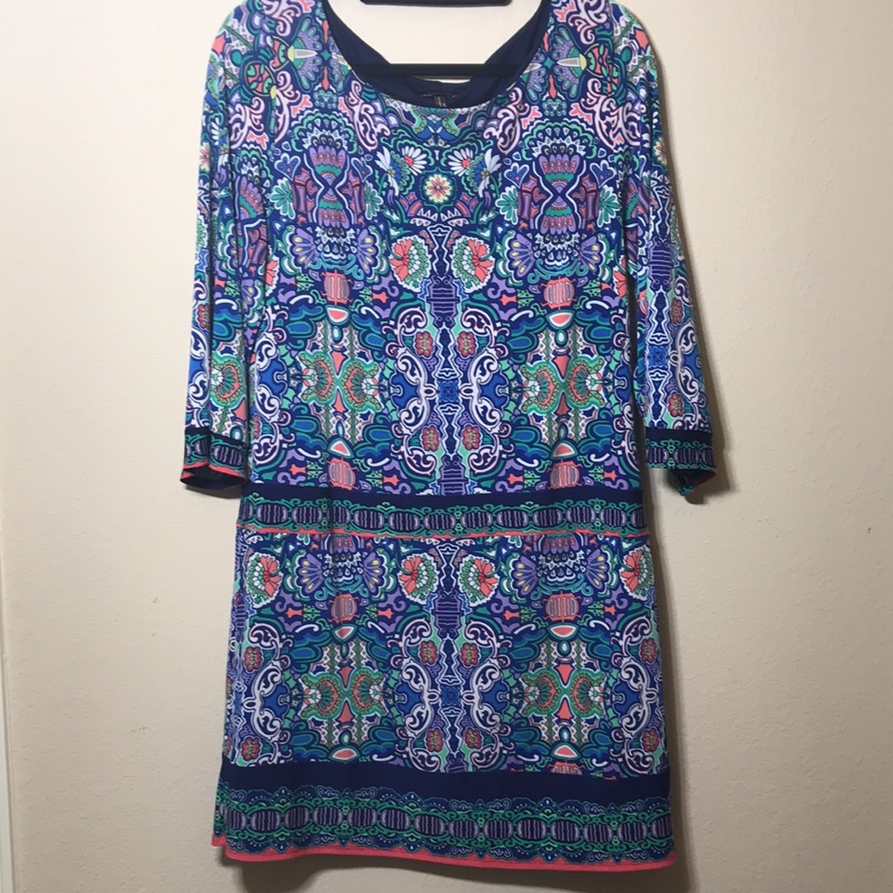 Laundry by Shelli Segal Print Shift Dress D117